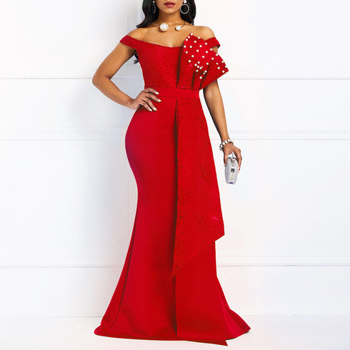 Dresses, Women's Dresses, European And American Banquet Evening Dress, Bridesmaid Dress - ROUTINE FASHION